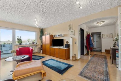 Modernisierte 3-Zimmer-Wohnung mit Balkon in gepflegtem Mehrfamilienhaus!