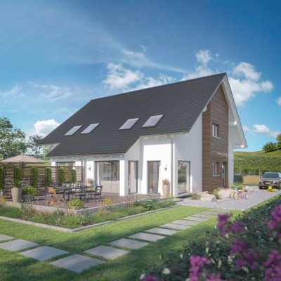 Ein Haus zum Verlieben Solution 125XL DHH von LivingHaus