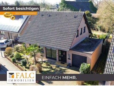 gepflegtes Einfamilienhaus mit großzügigem Garten und Garage – Viel Platz zum Wohlfühlen