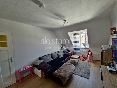 Moderne 2-Zimmerwohnung mit Wohnküche im DG