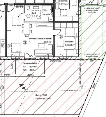 Neubau - Moderne 2-Zimmer-Wohnung mit Garten