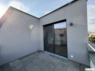 Blumengasse - 2 Zimmer Wohnung mit Terrasse | 2.OG = DG | Neubau - Erstbezug | Klimaanlage | Einbauküche | zzgl. Tiefgaragenstellplatz | Top C13