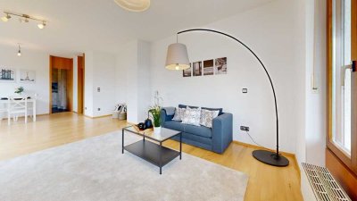 Lichtdurchflutete 5-Zimmer Maisonette-Wohnung mit 2 Balkonen und Einbauküche in Unterschleißheim