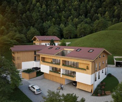 Moderne 3-Zimmer-Wohnung im OG mit großzügiger Loggia und Bergblick