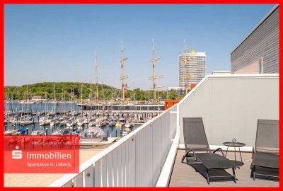 Penthouse in direkter Wasserlage am Passathafen