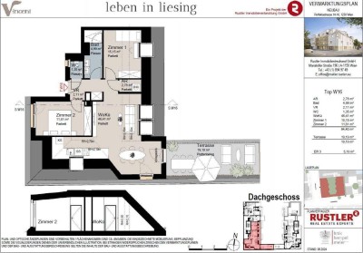 Neubauprojekt "VINCENT" | Wohnen im Dachgeschoß | große Terrasse