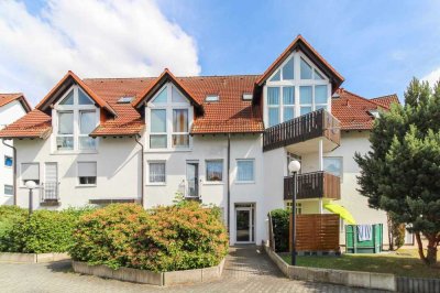 Ruhiges Wohnen in Dresden-Weißig: Frei werdende 2-Zi.-Maisonette mit Balkon