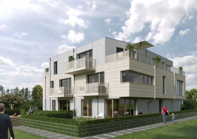 Neubau! 2-Zimmer-Wohnung mit Balkon ca. 51 m² im 1. Obergeschoss in Gartenstadt-Trudering