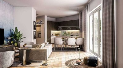 Perfekt gelungene 3-Zimmer-Wohnung mit ~33m² Balkon direkt am Riedbergpark