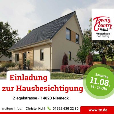 Energieeffizient und elegant - Ihr Eigenheim im Herzen von Wiesenburg / Preis zzgl. Grundstück