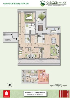 Schildberg 66 
Neubau von 17 Eigentumswohnungen