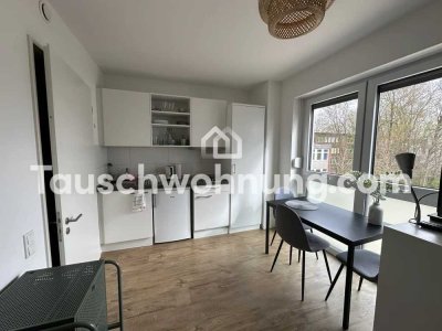 Tauschwohnung: Möbliertes Neubau-Studio-Appartment in Hamburg