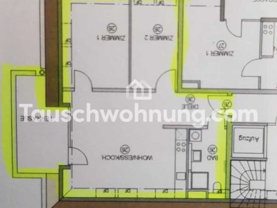 Tauschwohnung: Tauschen zentrumsnahe 3 Zimmerwohnung für 4-5 Zimmer