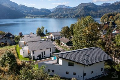 Luxus Pur am Mondsee | Einfamilienhaus mit Pool, Garten und Seezugang! Sommer 2024 bezugsfertig!