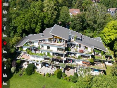 3-Zimmer-Dachgeschosswohnung mit zwei Terrassen mit Blick auf den Starnberger See