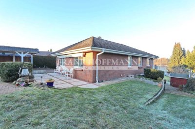 Mit Blick auf den Prüßsee! Gepflegter Bungalow mit Carport und Lift in Güster