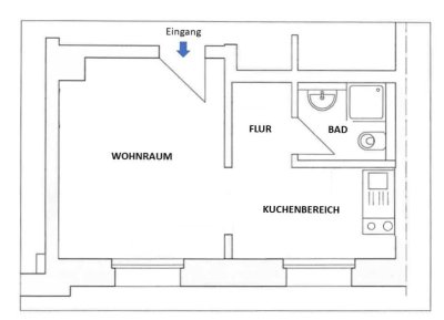 Stilvolle 1-Zimmer-Wohnung in Leipzig