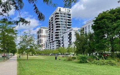 Luxuriöse 3-Zi.-Wohnung im „La Tour Blanche“ mit Blick über Düsseldorf 