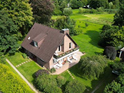 Natur pur:                                                    Familienidyll mit großem Garten und...