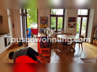 Tauschwohnung: Große 3-Zimmer-Wohnung mit Wohnküche und großem Balkon