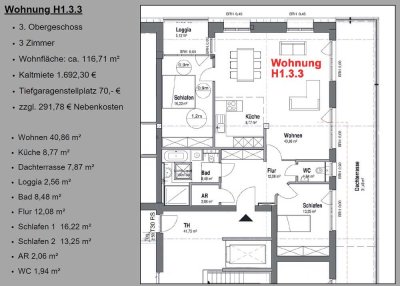 H.1.3.3 | Moderne Neubauwohnung  | Klimaschutzsiedlung | Haltern am See