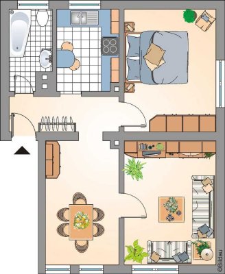 3-Zimmer-Wohnung in Recklinghausen Süd