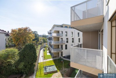 PROVISIONSFREI | Bezugsfertige 3-Zimmer-Wohnung mit Balkon, viel Privatsphäre und Grünblick