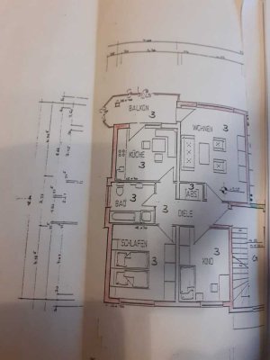 Freundliche und sanierte 3-Raum-Wohnung mit EBK in Niedenstein