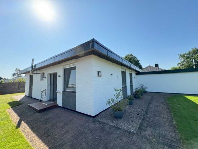 Stilvolles Wohnen - Modernisierter Bungalow mit liebevoll errichtetem Garten in Tespe