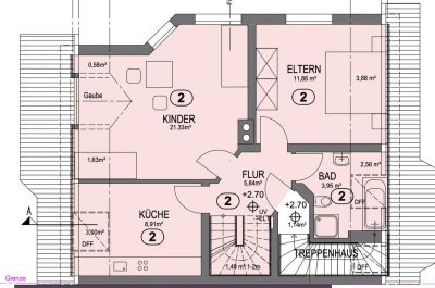 Geschmackvolle, modernisierte 3-Raum-Maisonette-Wohnung in Reute