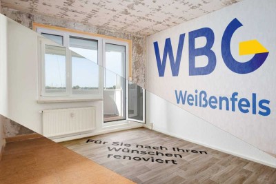 Wir renovieren für Sie*3RW*großer Balkon*saniertes Gebäude*2.OG