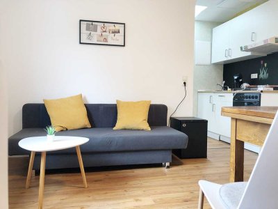 Helles Apartment, voll möbliert, für Pendler/Geschäftsreisende/Student*innen