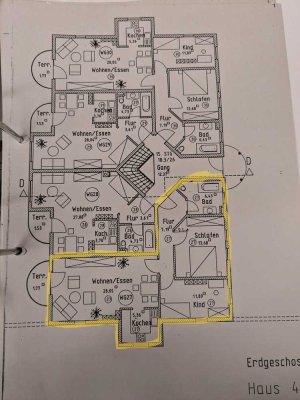 Attraktive und gepflegte 3-Zimmer-Erdgeschosswohnung mit EBK in Ampfing