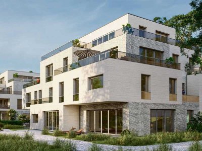 Großzügige 4-Zi.-Wohnung: Erstbezug mit Garten in Kleinmachnow