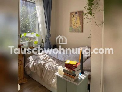 Tauschwohnung: Zentrale 1-Zimmerwohnung mit Gartennutzung