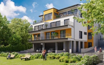 ERSTBEZUG � Ihr Luxuriöses Refugium � NEUBAU 2-Zimmer-Penthouse mit Terrasse im LUXUS-DOMIZIL KA88