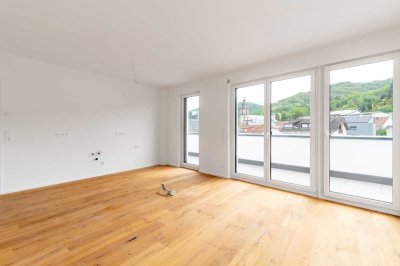 Moderne Dachgeschoßwohnung mit Dachterrasse im Energiesparhaus in Irsch bei Saarburg