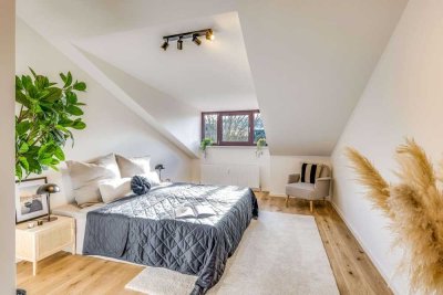 Frisch modernisierte 4-Zimmer-Maisonette-Wohnung mit Südbalkon in München-Allach