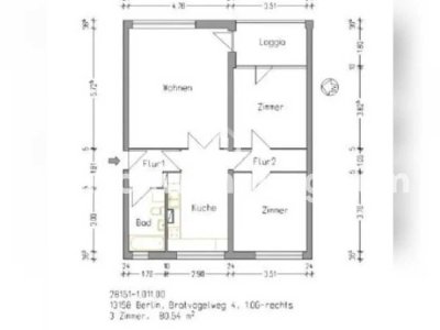 Tauschwohnung: 3-Raum Wohnung mit Balkon in Rosenthal