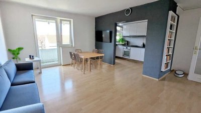 Möblierte Handwerkerwohnung / Monteurswohnung mit 3 Zimmer und 4 Betten in Landshut Industriegebiet