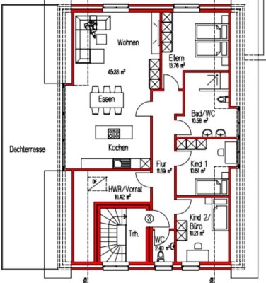 Erstbezug mit Balkon und EBK: Attraktive 4,5-Zimmer-Dachgeschosswohnung mit geh. Innenausstattung