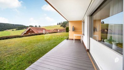 Charmante 2-Zimmer-Wohnung mit Pantry-Küche und Terrasse in Furtwangen im Schwarzwald