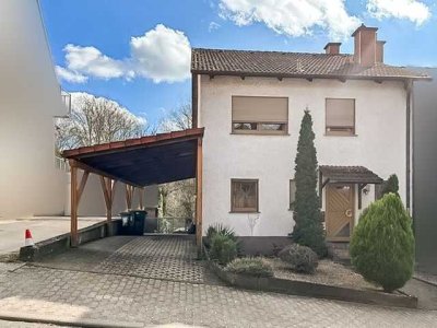 Großzügiges Doppelhaus mit Carport in Kaiserslautern- Erlenbach zu verkaufen