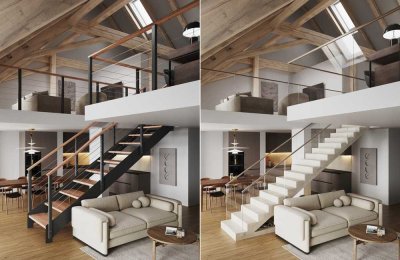 Exklusives Loftfeeling pur: 2-Zi-Maisonette-Loft mit herrlicher Galerie, Bad en Suite und Sauna