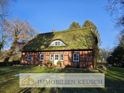 Seltenheit ! FachwerkTRAUMhaus mit großem Naturgrundstück in Alleinlage im Kulturland Teufelsmoor