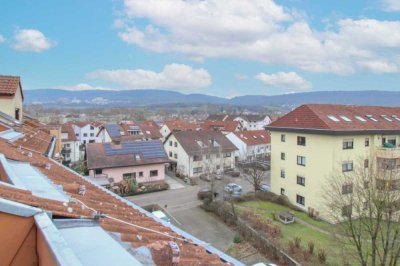 Kurzfristig beziehbar! 2-Zi.-Whg. mit kleiner Dachterrasse und TG-Stellplatz in Leimen