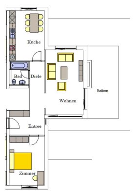 "Top-Lage im Westenviertel: 2-Zimmer-Wohnung mit Stil zu vermieten!"