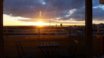 Stilvolle 1-Zimmer-Wohnung mit Balkon und faszinierendem Ausblick