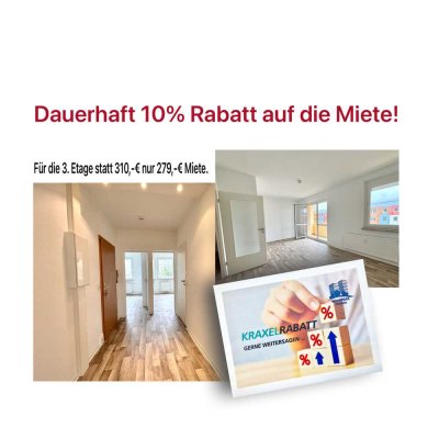 Bezaubernd schöne 3-Raum-Wohnung mit Balkon