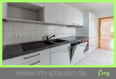 3 Zimmer DG-Maisonette Wohnung in Plauen mit EBK - Laminat - Bad mit Badewanne - Seehausgebiet